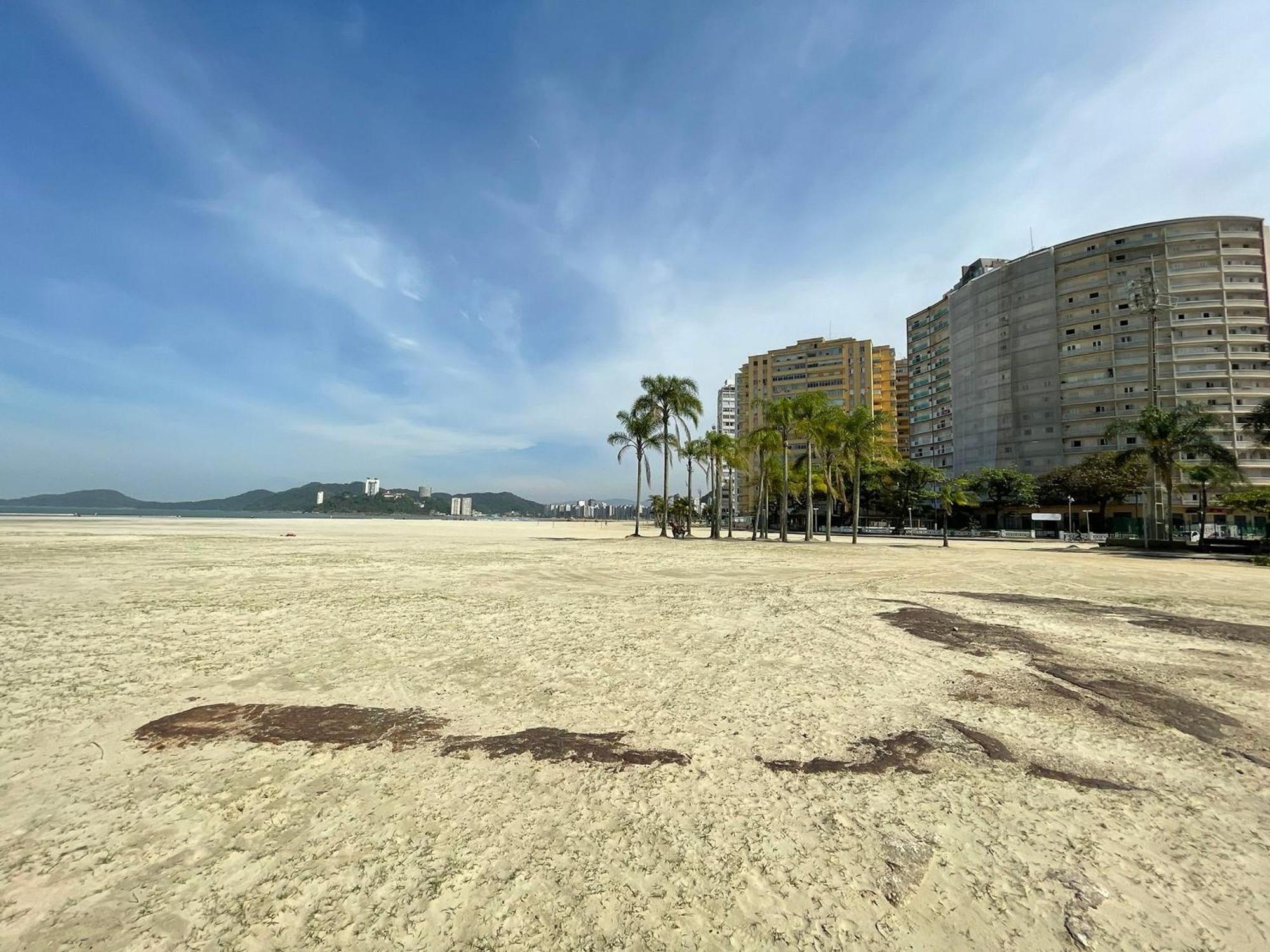 Apartamento Pe Na Areia Melhor Vista Mar De Santos Exterior photo